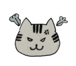 very simple cat sticker sticker #13463986