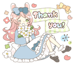 Rabbit ear girl Rosy part 2 sticker #13464536