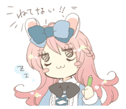 Rabbit ear girl Rosy part 2 sticker #13464548