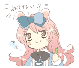 Rabbit ear girl Rosy part 2 sticker #13464548