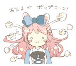 Rabbit ear girl Rosy part 2 sticker #13464553