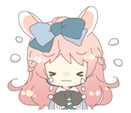 Rabbit ear girl Rosy part 2 sticker #13464557