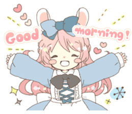 Rabbit ear girl Rosy part 2 sticker #13464558