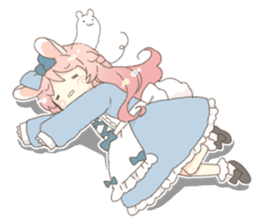 Rabbit ear girl Rosy part 2 sticker #13464559