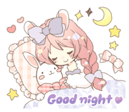 Rabbit ear girl Rosy part 2 sticker #13464562