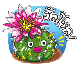 Cute Cactus Family sticker #13464662