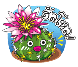 Cute Cactus Family sticker #13464662