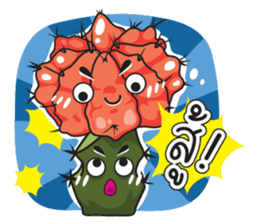 Cute Cactus Family sticker #13464664