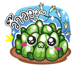 Cute Cactus Family sticker #13464665