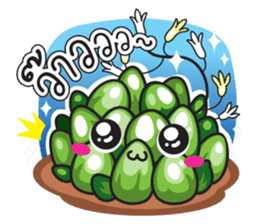 Cute Cactus Family sticker #13464665