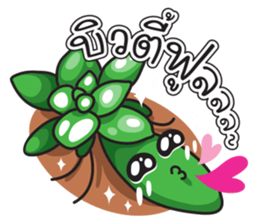 Cute Cactus Family sticker #13464671