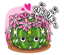 Cute Cactus Family sticker #13464673