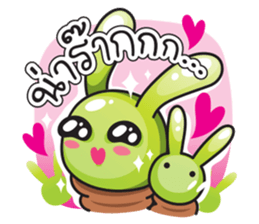 Cute Cactus Family sticker #13464674