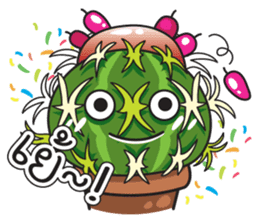 Cute Cactus Family sticker #13464676