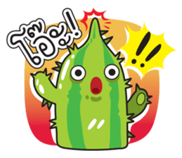 Cute Cactus Family sticker #13464684