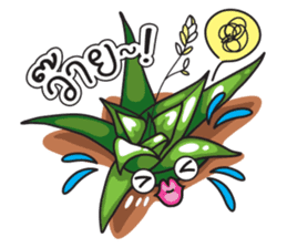 Cute Cactus Family sticker #13464686