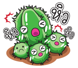 Cute Cactus Family sticker #13464692