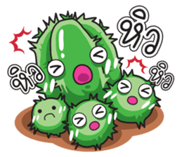 Cute Cactus Family sticker #13464692