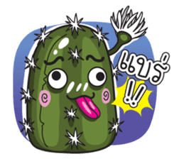 Cute Cactus Family sticker #13464695