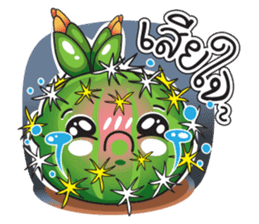 Cute Cactus Family sticker #13464698