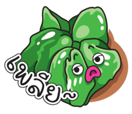 Cute Cactus Family sticker #13464699