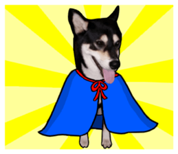 Handsome dog A TU sticker #13465410