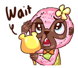 PINK GIBBON! sticker #13465863