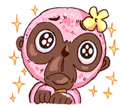 PINK GIBBON! sticker #13465869
