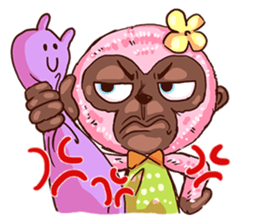 PINK GIBBON! sticker #13465871