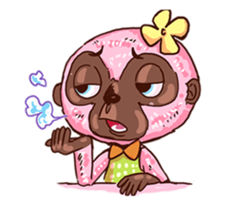 PINK GIBBON! sticker #13465874