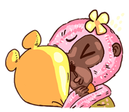 PINK GIBBON! sticker #13465878