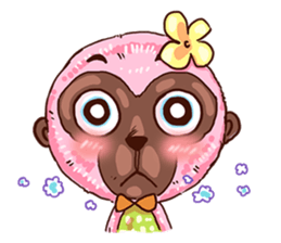 PINK GIBBON! sticker #13465879