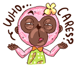 PINK GIBBON! sticker #13465882