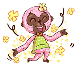 PINK GIBBON! sticker #13465883