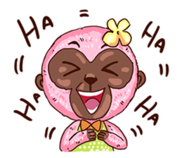 PINK GIBBON! sticker #13465884