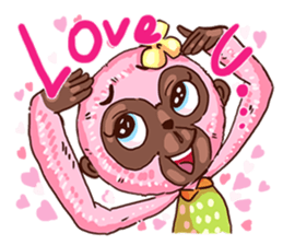 PINK GIBBON! sticker #13465885