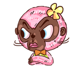 PINK GIBBON! sticker #13465892