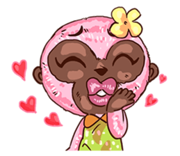 PINK GIBBON! sticker #13465897