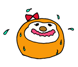 Sticker for lazy girls sticker #13466117