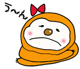 Sticker for lazy girls sticker #13466127