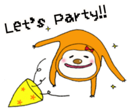 Sticker for lazy girls sticker #13466130