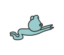 Frogs Tamana and friends sticker #13466369