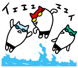 The swimmers ! 2 sticker #13466725