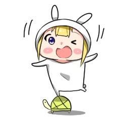 Feel free to use Bunny sticker