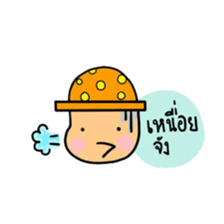 Potato poker face sticker #13467435