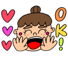 very cute girls sticker sticker #13467688