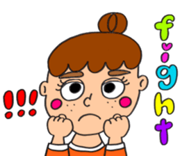 very cute girls sticker sticker #13467690