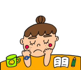 very cute girls sticker sticker #13467701