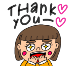 very cute girls sticker sticker #13467715