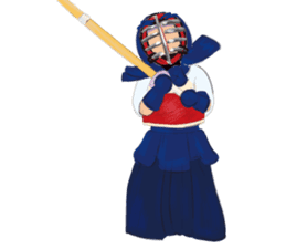 Let's play Kendo sticker #13468046